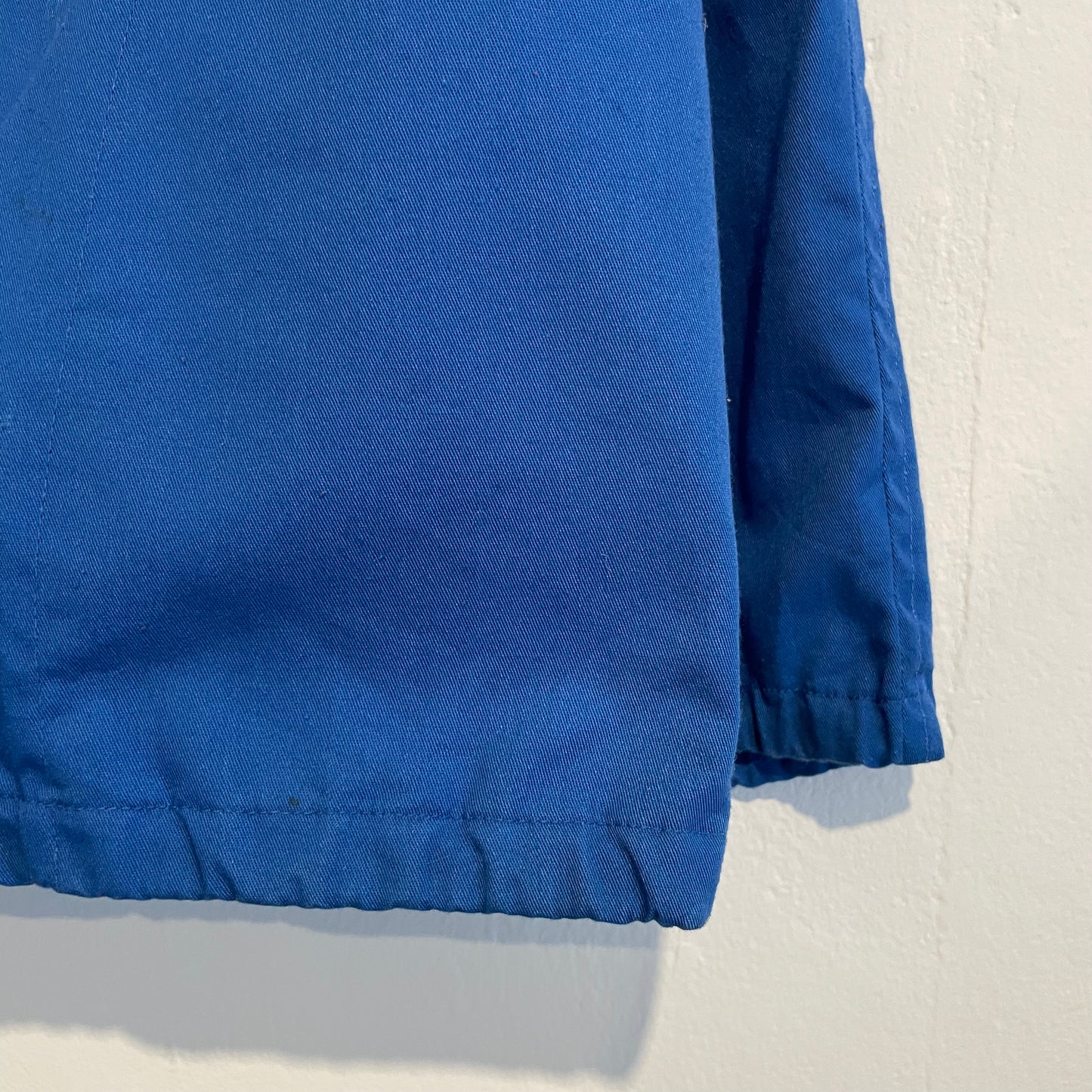 Zip Up Cotton Jacket Blue