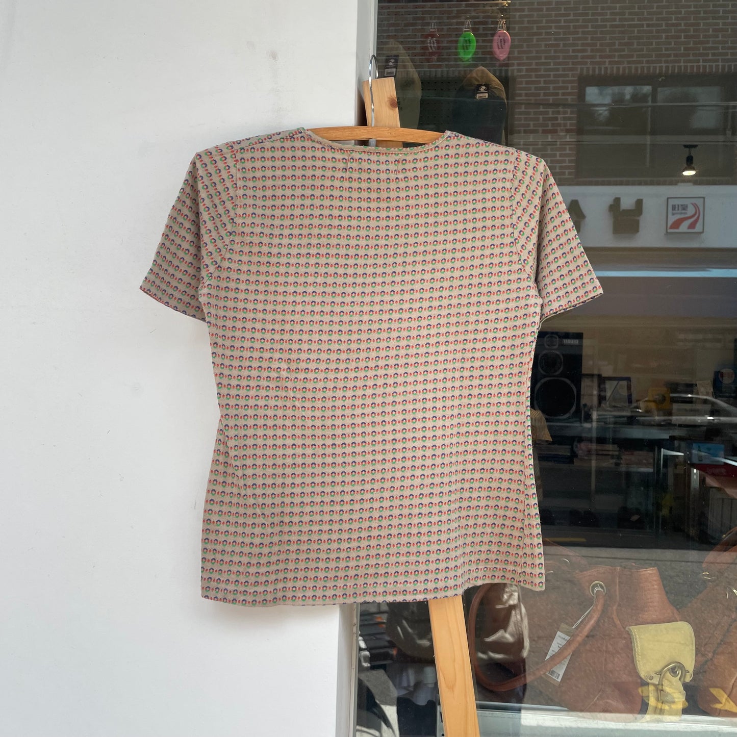 Pattern T-Shirt Beige