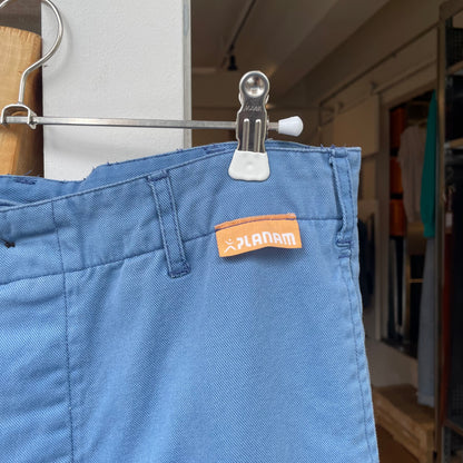 Bleached French Work Pants Blue