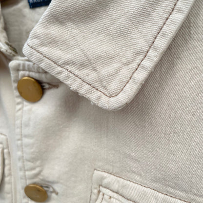 Cropped Field Jacket Ivory