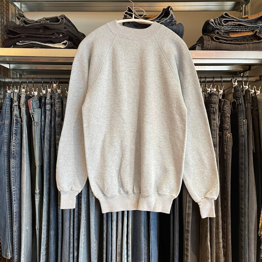 Blank Sweatshirt Raglan Gray