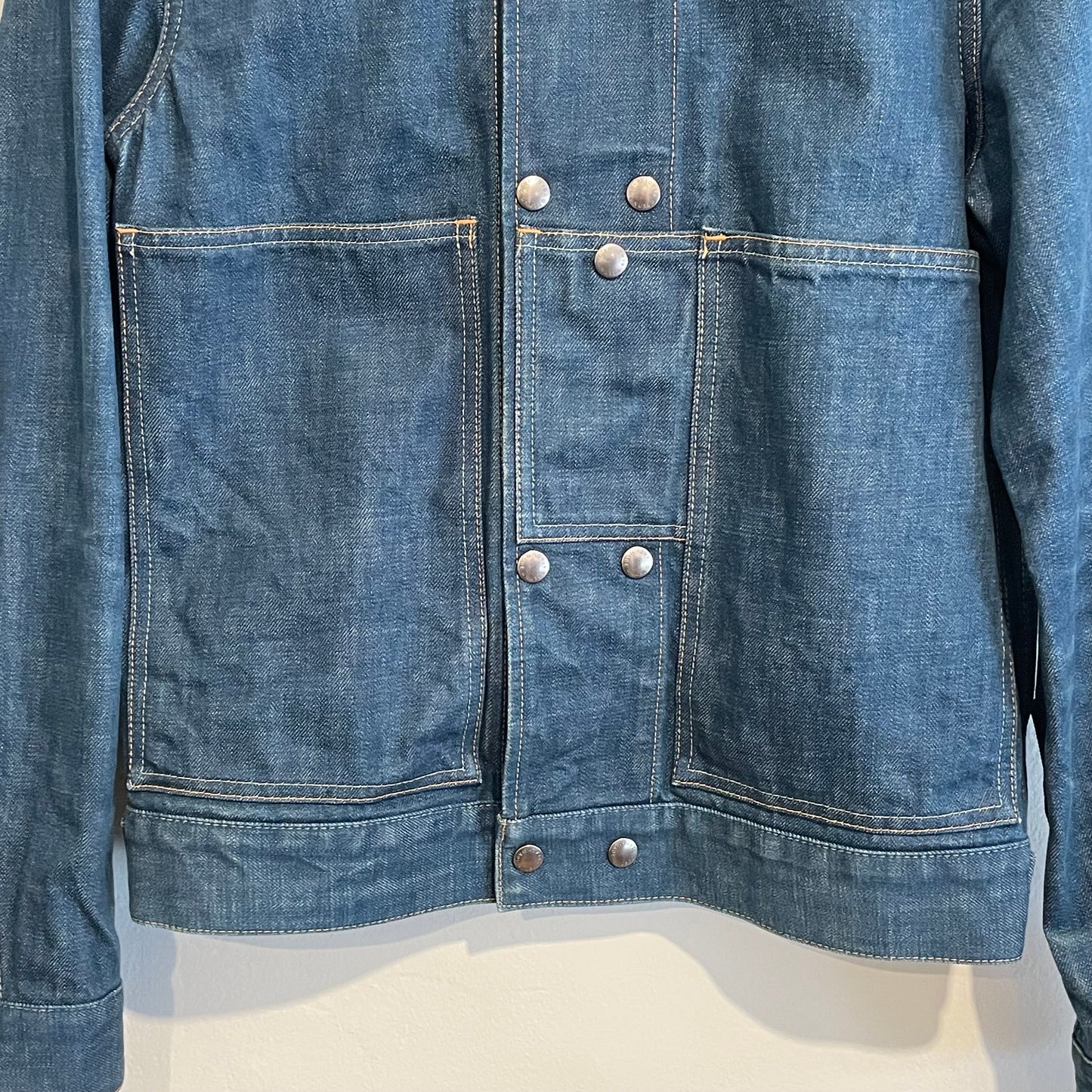 Faded Denim Jacket Indigo