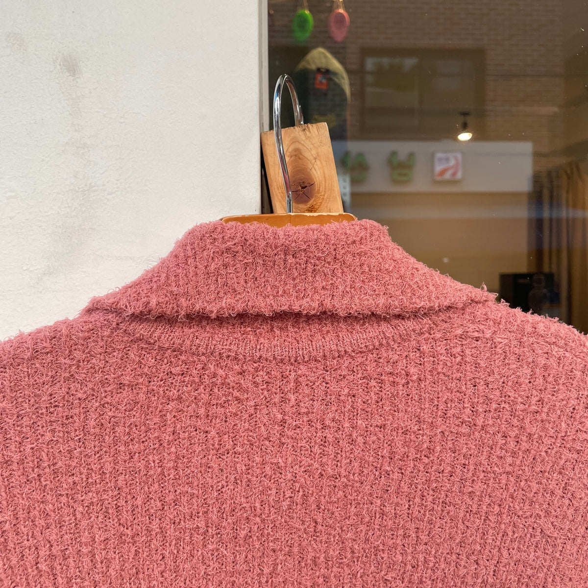 Shaggy Cardigan Pink