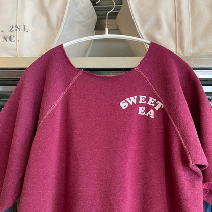 Sweet EA Cropped Raglan Sweatshirt Red
