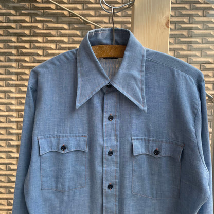 Chambray Shirt Blue