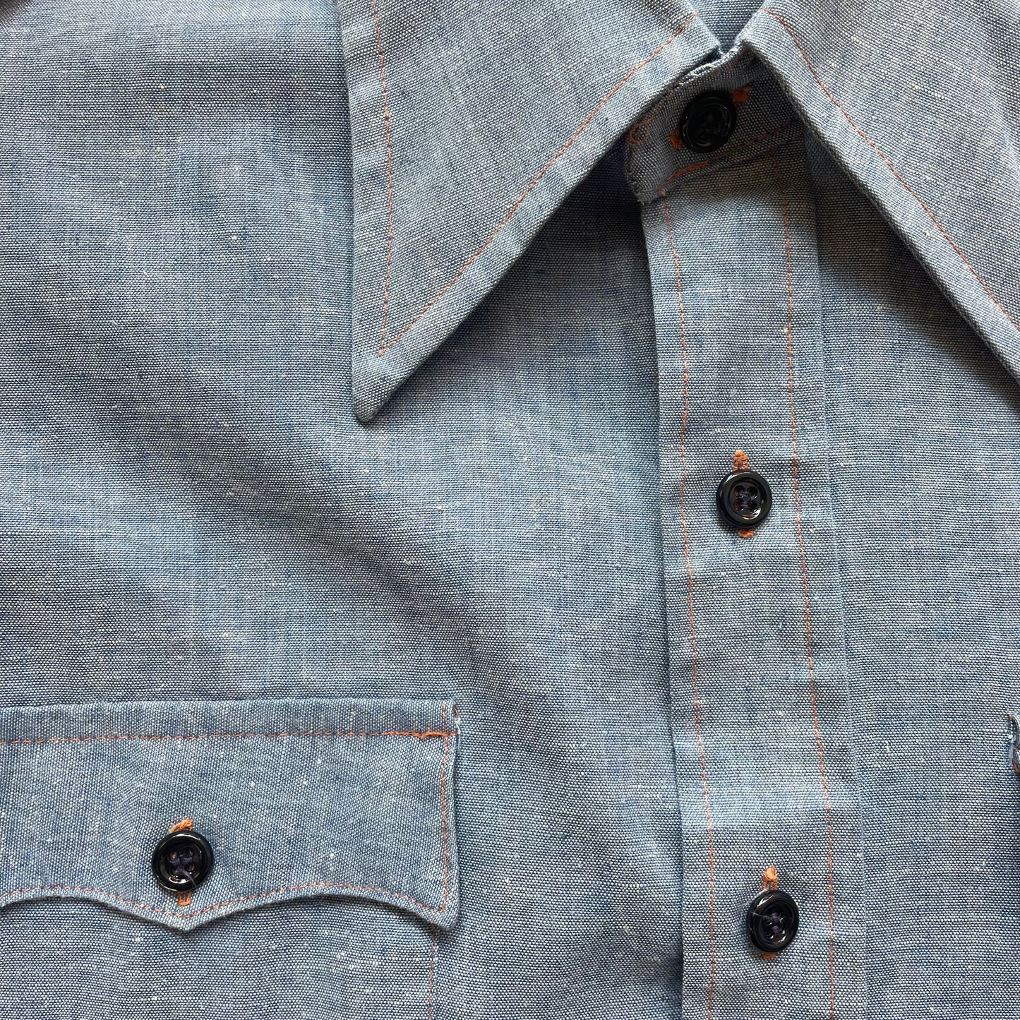 Chambray Shirt Blue