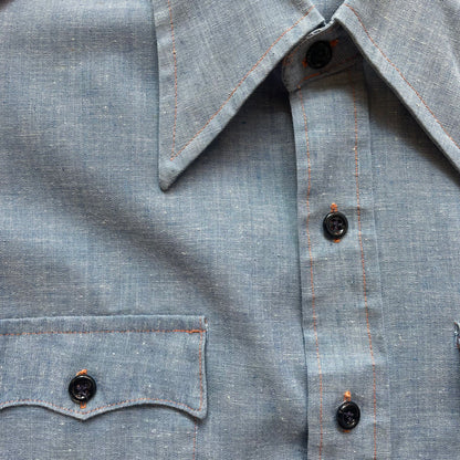 Chambray Shirt Blue
