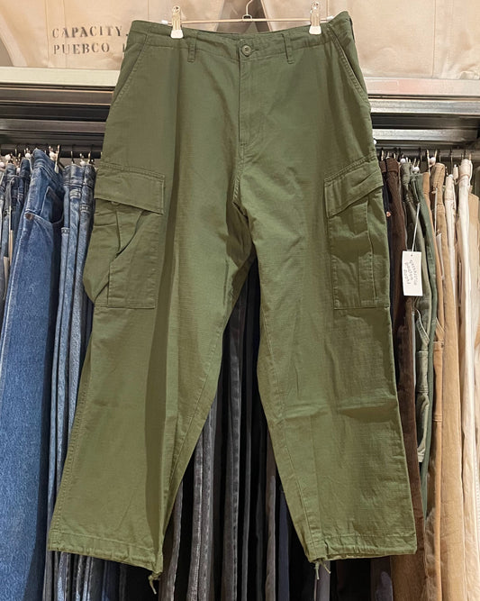 6 Pocket Military Cargo Pants Olive Green