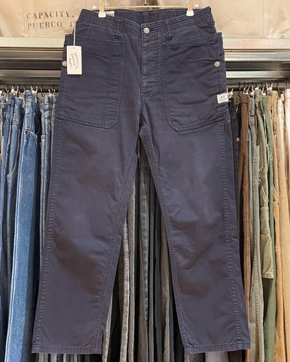 Gardner Pants Navy Twill Cotton Washed