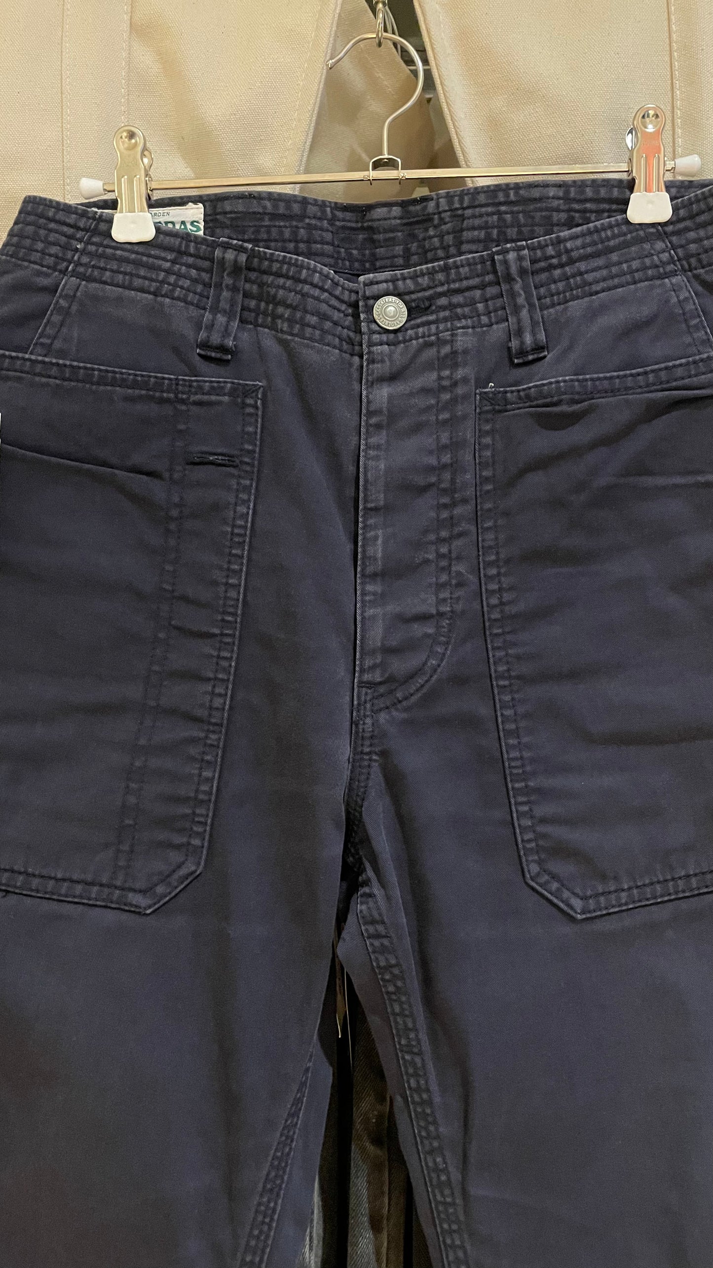 Gardner Pants Navy Twill Cotton Washed