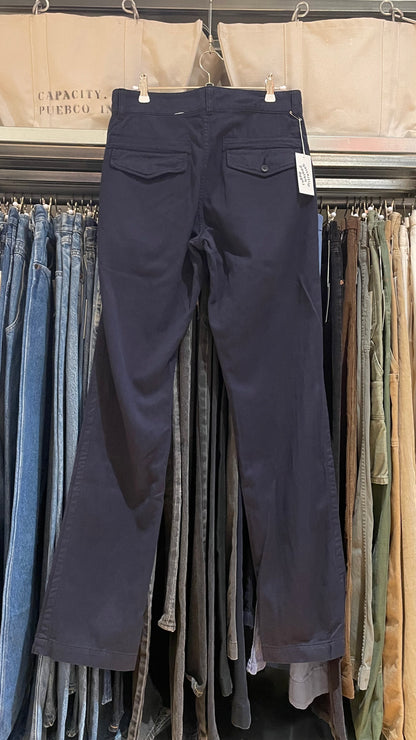 Light Cotton Twill Pants Navy