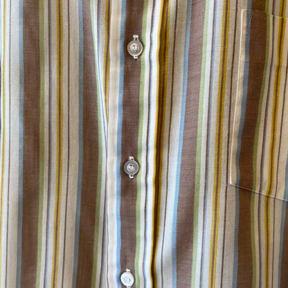 Stripe Shirt Brown